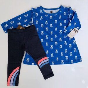 Tea Collection Baby Girl Set 9-12 Months